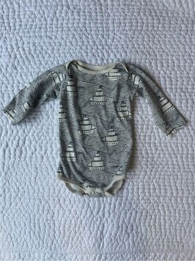 Winter Water Factory Onsie in *High Seas* Print
